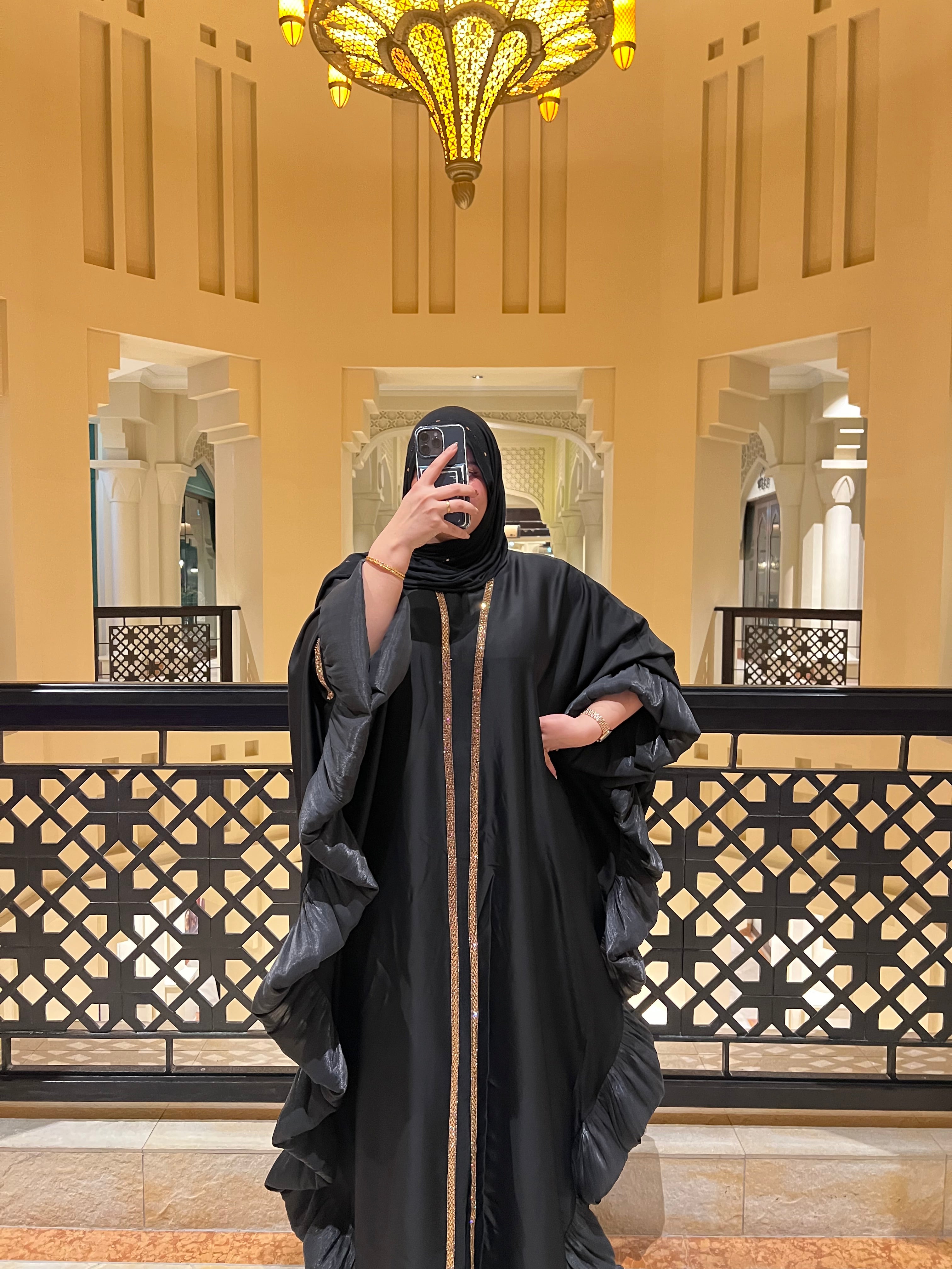 3 pieces dubai abaya