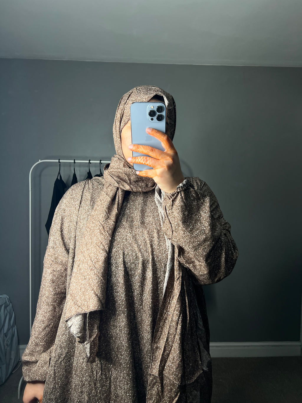 very long snd large abaya pray one size