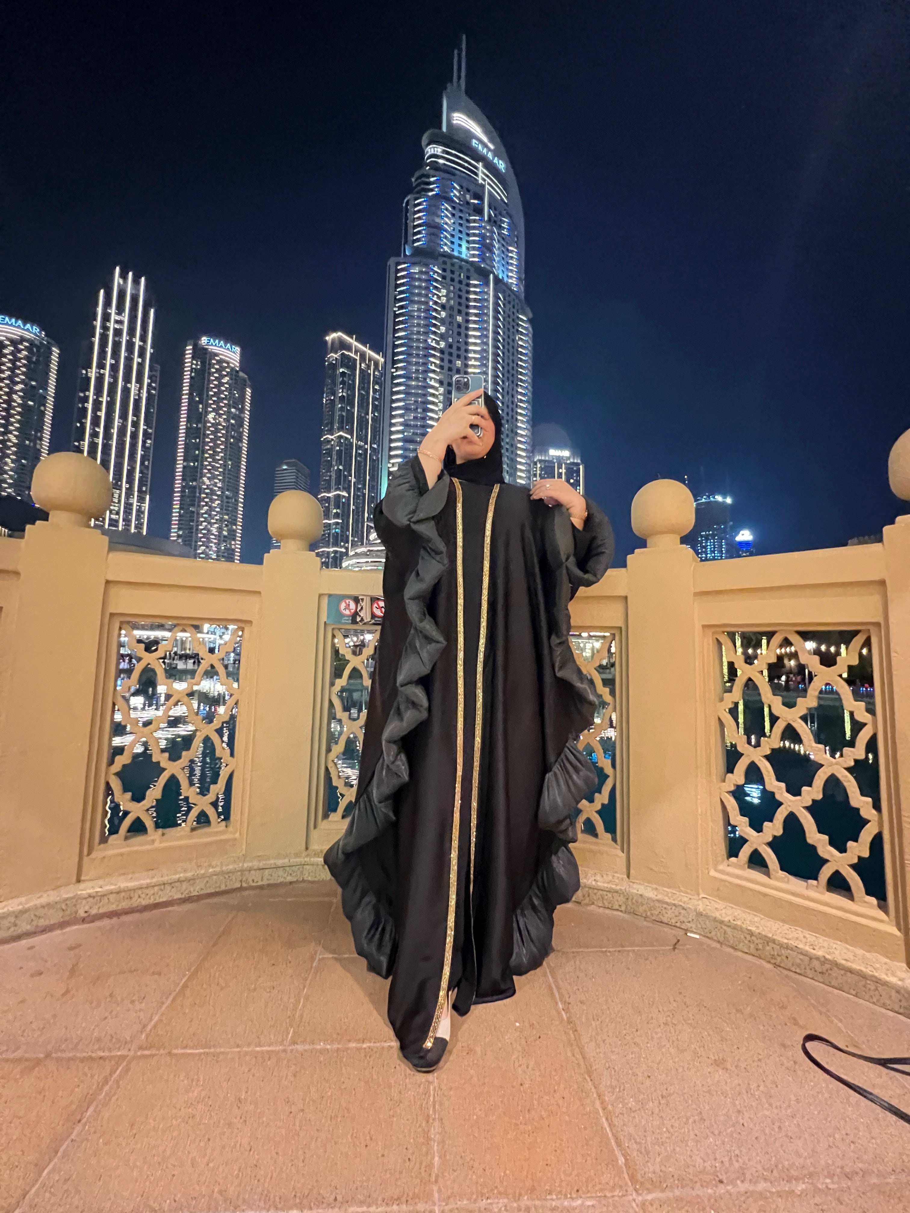 3 pieces dubai abaya