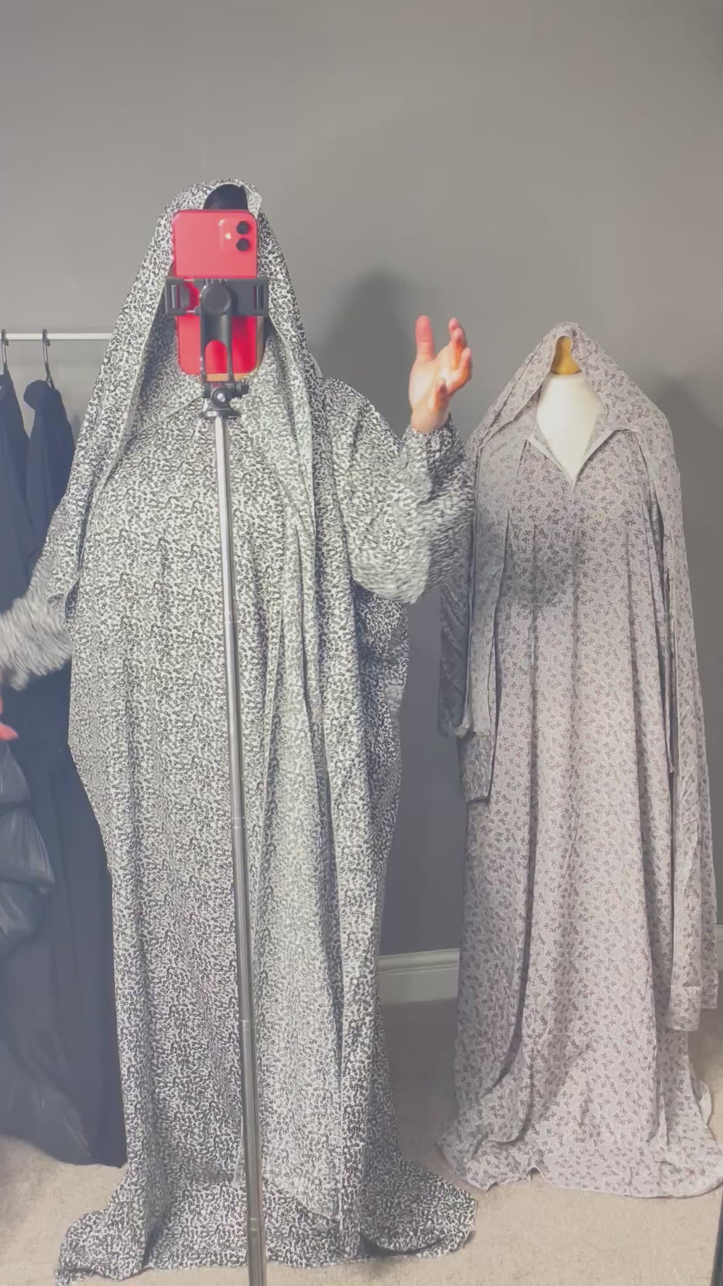 very long snd large abaya pray one size